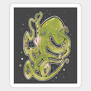 green octopus Magnet